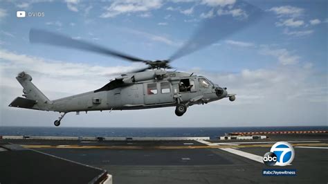 1 Rescued 5 Unaccounted For After Us Navy Helicopter Crashes Off Coast 1 Rescued 5 Unaccounted For After Us Navy Helicopter Crashes Off Coast
