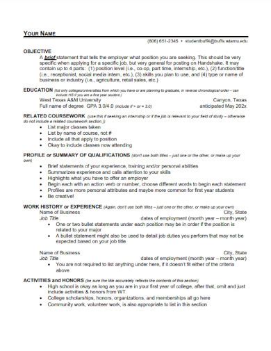 10 Part Time Job Resume Examples To Download 10 Part Time Job Resume Examples To Download