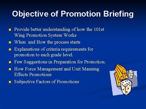 101 St Enlisted All Call Promotion Briefing Standard 101 St Enlisted All Call Promotion Briefing Standard