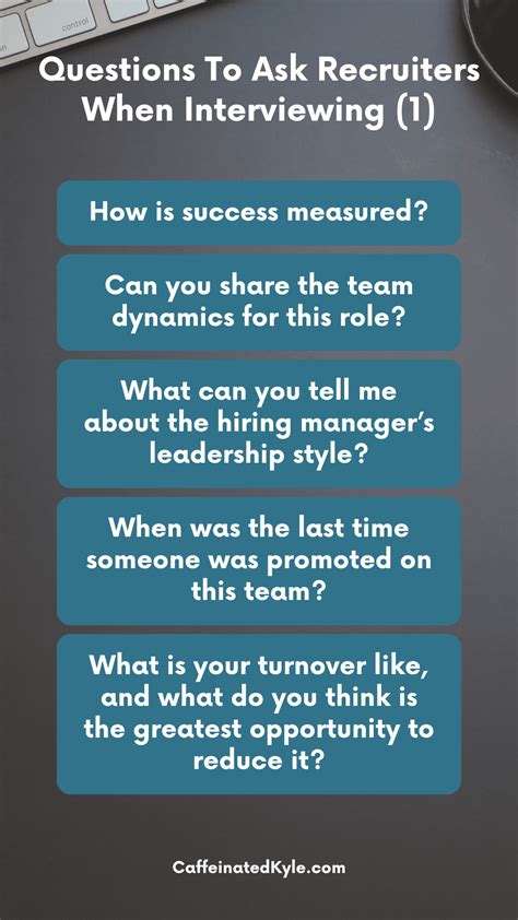 12 Best Questions To Ask Recruiters When Interviewing Caffeinatedkyle Com 12 Best Questions To Ask Recruiters When Interviewing Caffeinatedkyle Com