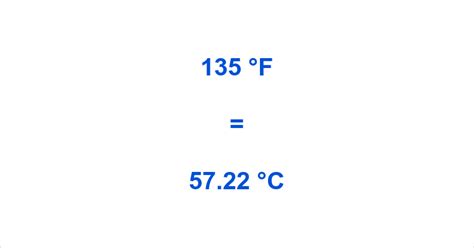135 F To C