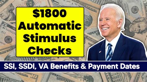 1800 Automatic Stimulus Checks For Ssi Ssdi Va Benefits 1800 Automatic Stimulus Checks For Ssi Ssdi Va Benefits