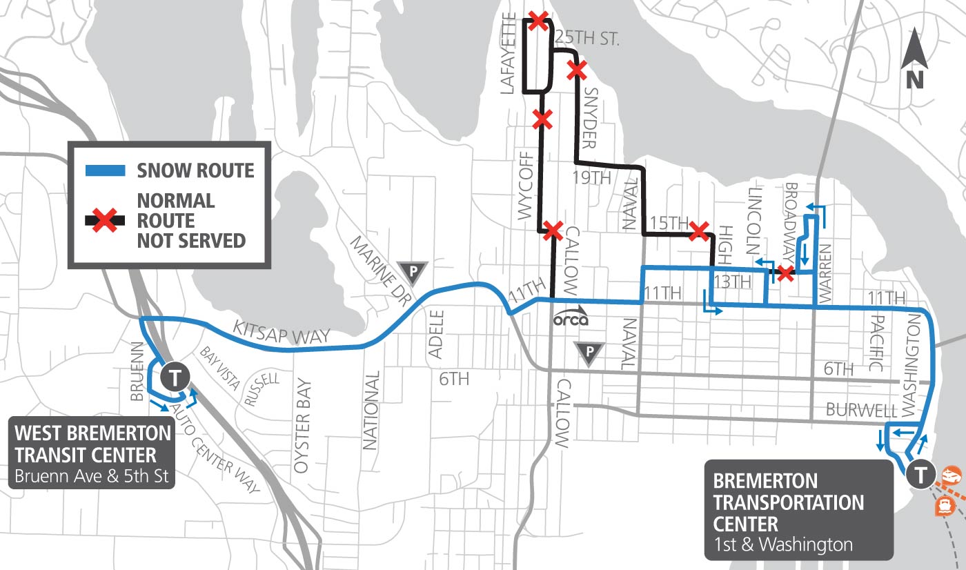 224 Olympic College Snow Route Kitsap Transit 224 Olympic College Snow Route Kitsap Transit