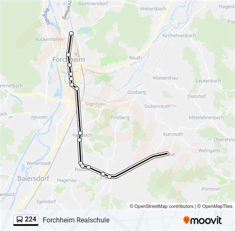 224 Route Schedules Stops Maps Forchheim Realschule Updated 224 Route Schedules Stops Maps Forchheim Realschule Updated