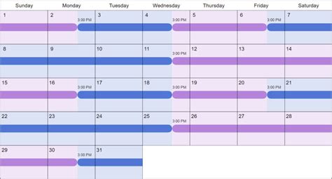 225 Schedule Guide