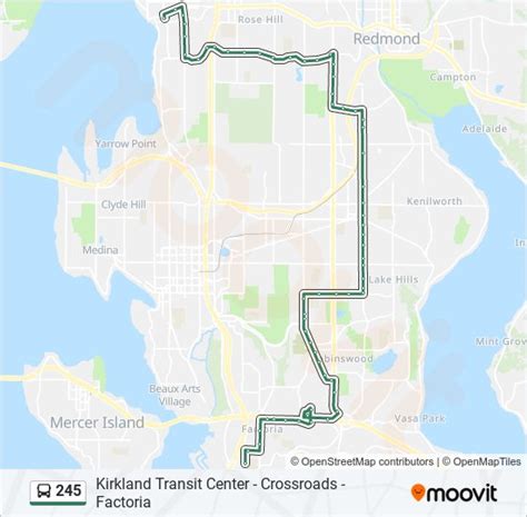 245 Route Schedules Stops Maps Kirkland Crossroads Updated 245 Route Schedules Stops Maps Kirkland Crossroads Updated