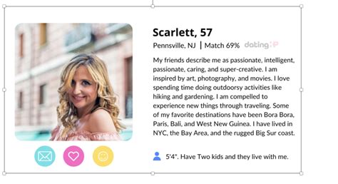 3 Dating Profile Examples Divorced Girl Smiling