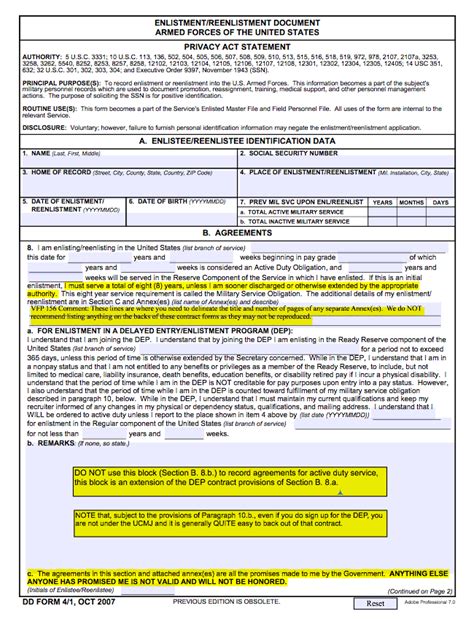 3 Year Army Contract