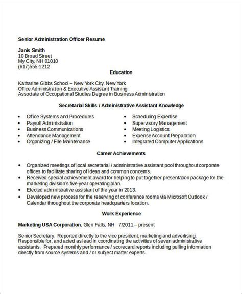 44 Administration Resume Templates Pdf Doc 44 Administration Resume Templates Pdf Doc