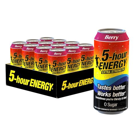 5 Hour Energy Bebida Energ Tica Extra Fuerte Sabor A Bayas Latas De 16 5 Hour Energy Bebida Energ Tica Extra Fuerte Sabor A Bayas Latas De 16