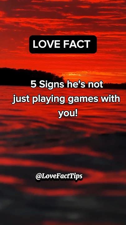 5 Signs He S Not Just Playing Games With You Pyschologyfacts Shorts 5 Signs He S Not Just Playing Games With You Pyschologyfacts Shorts