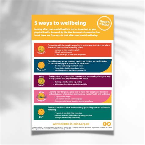 5 Ways To Wellbeing 5 Ways To Wellbeing