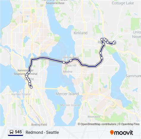 545 Route Schedules Stops Maps Downtown Seattle Updated 545 Route Schedules Stops Maps Downtown Seattle Updated