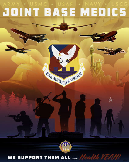 87Th Medical Group Joint Base Mcguire Dix Lakehurst Squadron Posters 87Th Medical Group Joint Base Mcguire Dix Lakehurst Squadron Posters