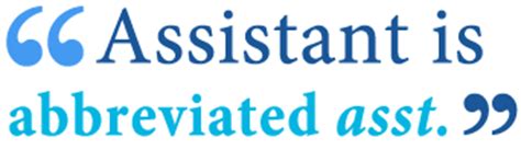 Abbreviation For Administrative Assistant