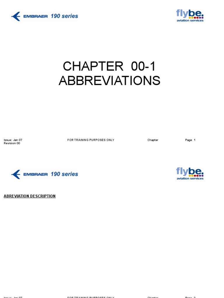 Abbreviation Guide Aviation Today Abbreviation Guide Aviation Today