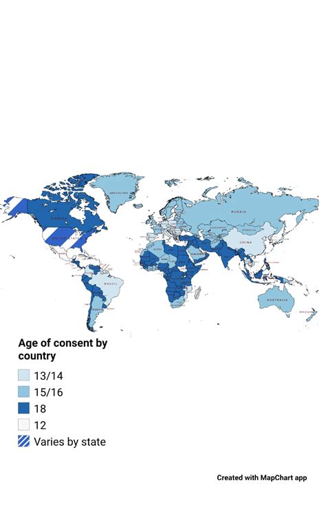 Ages Of Consent By Country R Maps Ages Of Consent By Country R Maps
