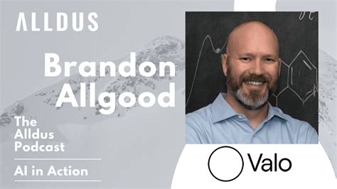 Ai In Action E184 Brandon Allgood Svp Of Data Science Ai At Valo