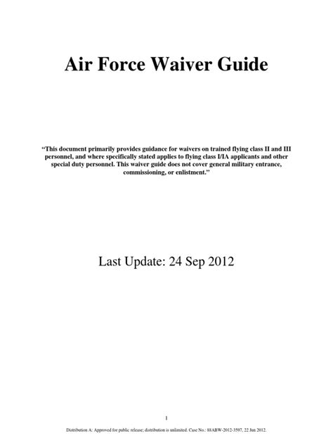 Air Force Waiver Guide 2024 Tobye Gloriane Air Force Waiver Guide 2024 Tobye Gloriane