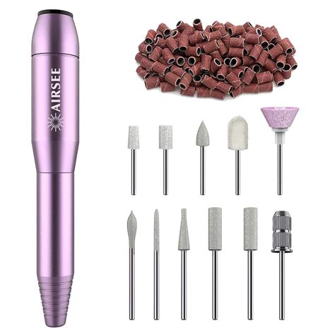 Airsee Portable Electric Nail Drill Professional Efile Nail Drill Kit Airsee Portable Electric Nail Drill Professional Efile Nail Drill Kit