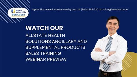 Allstate Health Solutions Ancillary And Supplemental Sales Training Allstate Health Solutions Ancillary And Supplemental Sales Training