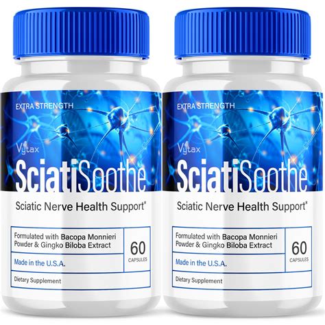 Amazon Com 2 Pack Sciatisoothe Supplement For Sciatica Sciati Amazon Com 2 Pack Sciatisoothe Supplement For Sciatica Sciati