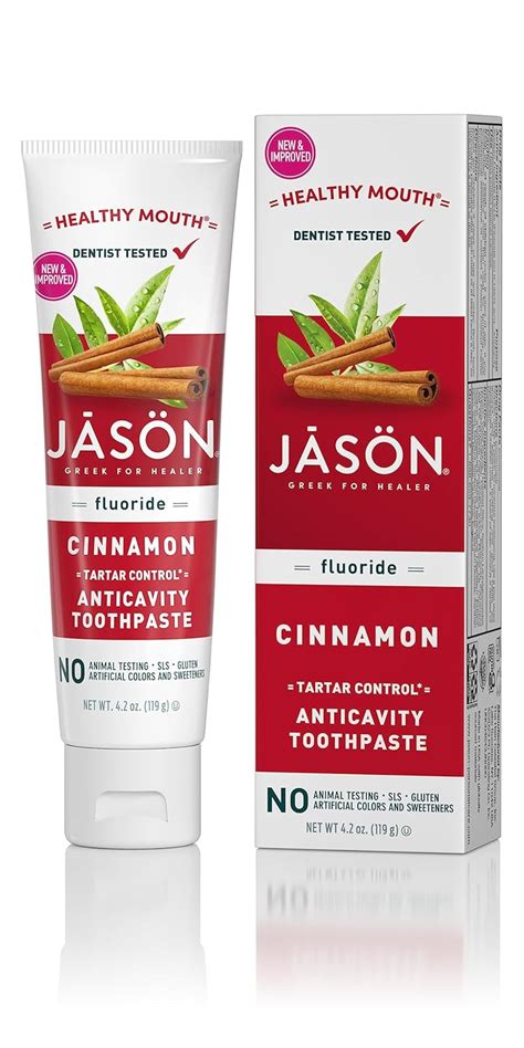 Amazon Com Jason Healthy Mouth Toothpaste With Fluoride 4 2 Oz Amazon Com Jason Healthy Mouth Toothpaste With Fluoride 4 2 Oz
