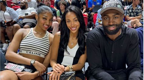 Angel Reese Leaves Bronny James Game Early With Jaylen Brown And Kysre Angel Reese Leaves Bronny James Game Early With Jaylen Brown And Kysre