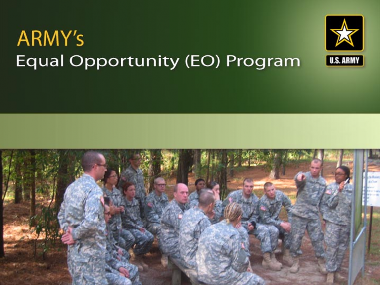 Army Equal Opportunity Policy