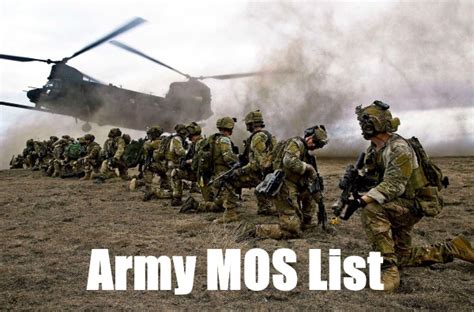 Army Mos List For 2022 All 159 Army Enlisted Jobs Army Mos List For 2022 All 159 Army Enlisted Jobs