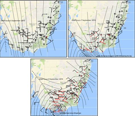 As In Fig 6 Except For 2300 Utc 5 September 1870 0900 Hours Local As In Fig 6 Except For 2300 Utc 5 September 1870 0900 Hours Local