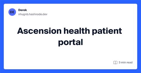 Ascension Health Patient Portal