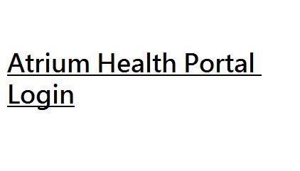 Atrius Health Online