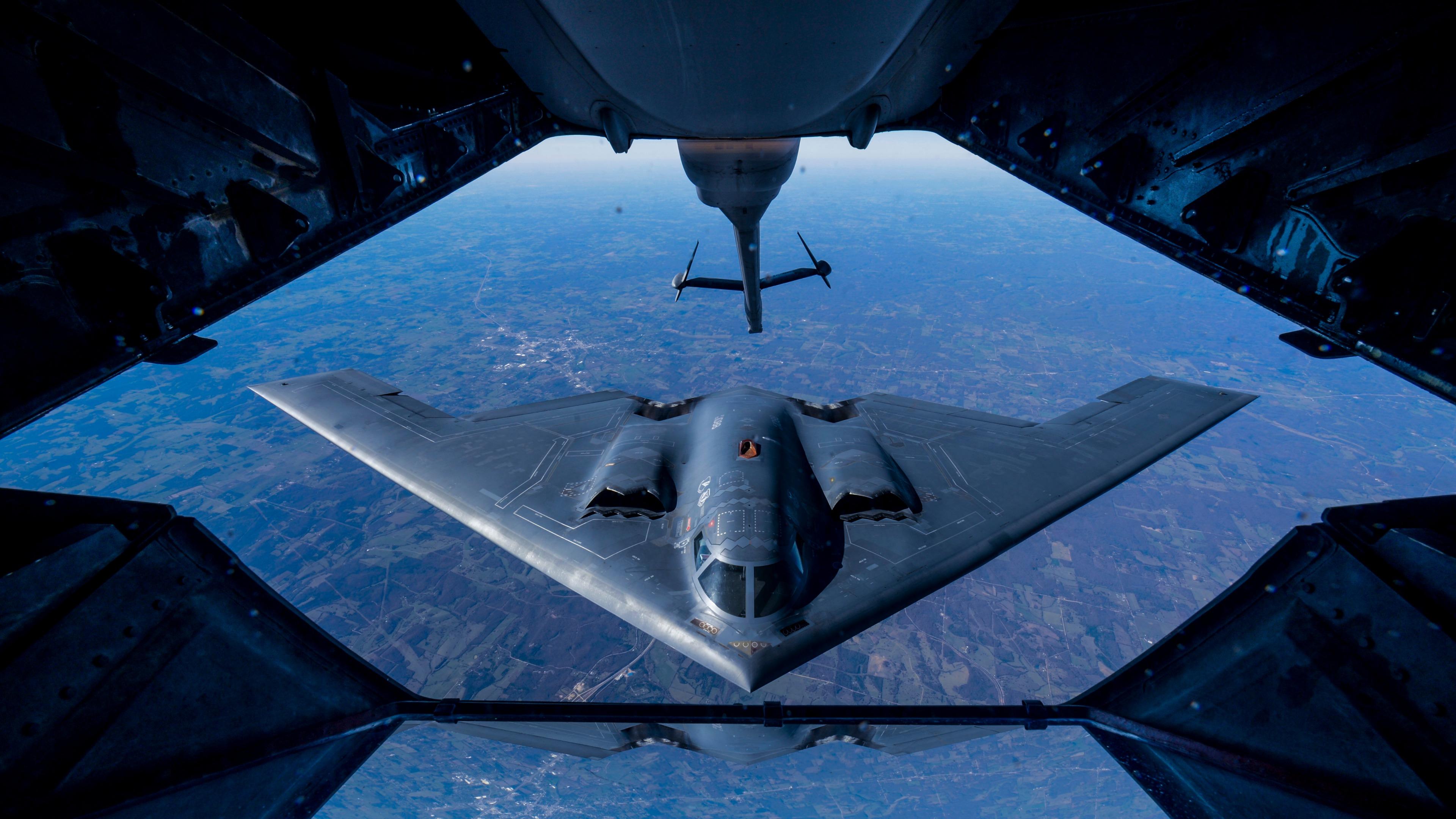 B2 Next To Falcon