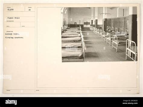 Barrack Scene In A Military Camp During World War One The Photograph