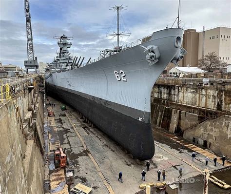 Battleship Nj Dry Dock