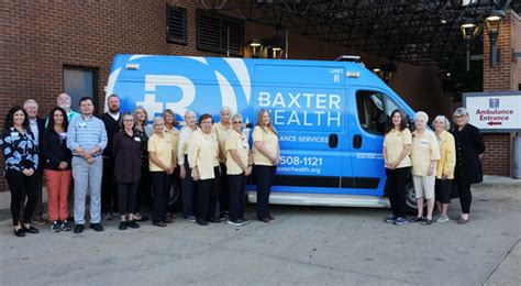 Baxter Health Receives Two New Ambulances Through Auxiliary Donations Baxter Health Receives Two New Ambulances Through Auxiliary Donations