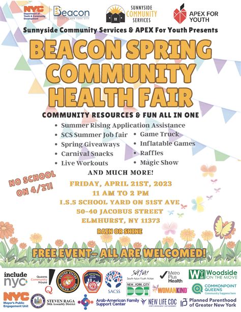 Beacon Spring Community Health Fair The Walter H Crowley School Of Beacon Spring Community Health Fair The Walter H Crowley School Of