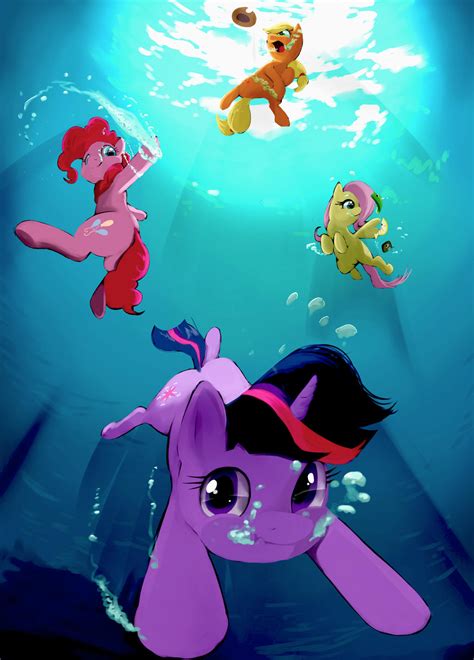 Beautiful Cute My Little Pony Pony Underwater Water Image Beautiful Cute My Little Pony Pony Underwater Water Image