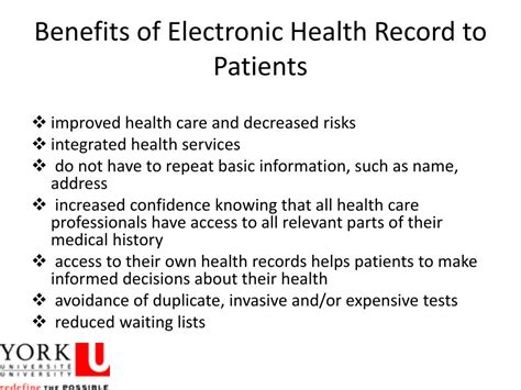 Benefits Of Electronic Health Records