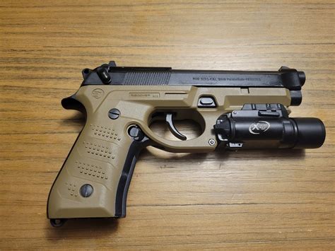 Beretta Grip 92Fs Grips M9 Rail Mount Bc2 Rail Adapter Beretta Grip 92Fs Grips M9 Rail Mount Bc2 Rail Adapter