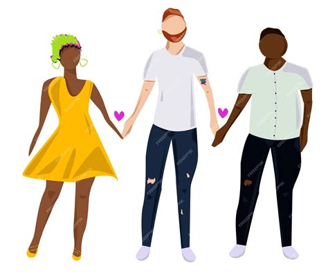 Bisexuales Chicos Y Chicas Vector Ilustraci N Personas Vector Premium Bisexuales Chicos Y Chicas Vector Ilustraci N Personas Vector Premium