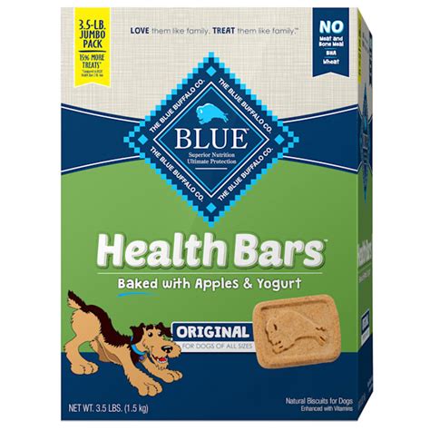Blue Buffalo Health Bars Baked With Apples And Yogurt Crunchy Dog Bis Blue Buffalo Health Bars Baked With Apples And Yogurt Crunchy Dog Bis