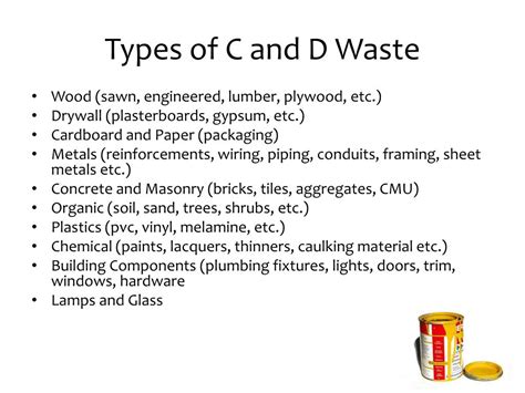 C And D Waste C And D Waste