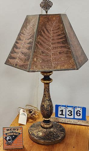 C1920 Wodden Base Table W Lamp W Mica Shade 27 Amp Quot H For Sale At Auction On 2Nd March George Cole C1920 Wodden Base Table W Lamp W Mica Shade 27 Amp Quot H For Sale At Auction On 2Nd March George Cole