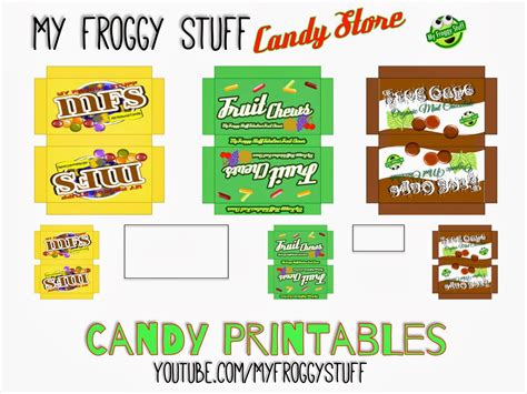 Candy Printables My Froggy Stuff Myfroggystuff American Girl Doll Candy Printables My Froggy Stuff Myfroggystuff American Girl Doll