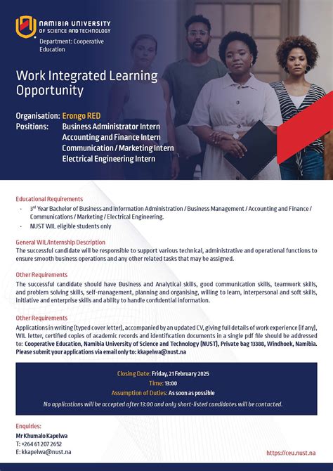 Careers X4 Nust Vacancies 2025 Apply Namibia University Of Science And Careers X4 Nust Vacancies 2025 Apply Namibia University Of Science And