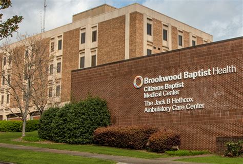Citizens Baptist Medical Center Brookwood Baptist Health Hospitals