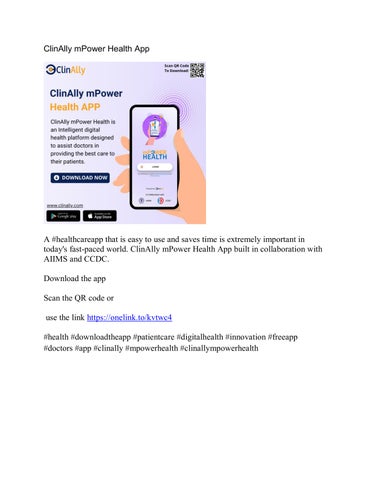 Clinally Mpower Health App By Clinally Issuu Clinally Mpower Health App By Clinally Issuu