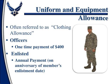 Clothing Allowance Air Force